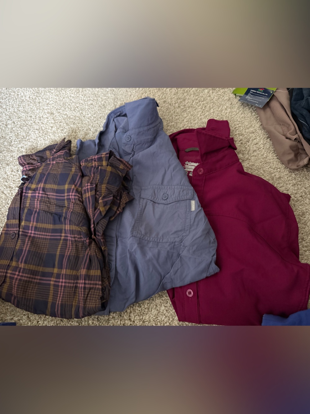 Casual Button-Up Shirt in Dusty Blue